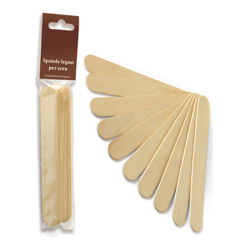 HOLIDAY Wooden spatulas for depilation 10pcs