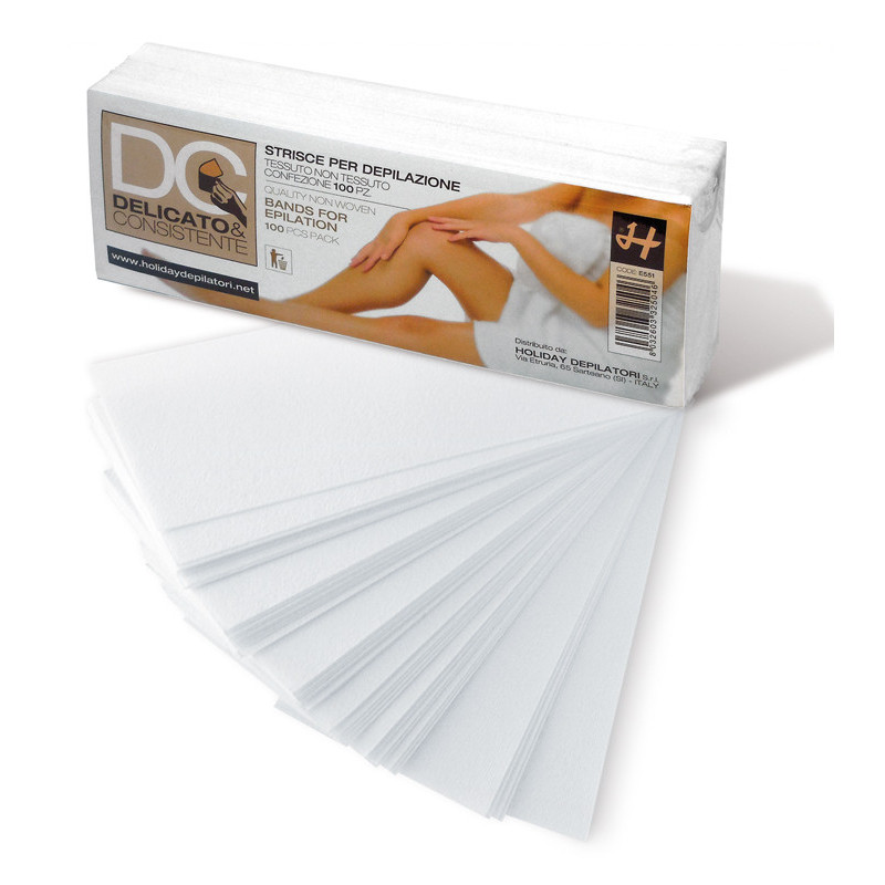 HOLIDAY Depilation paper DELICATO strips 7x20cm, 100pcs