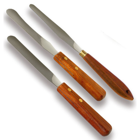 HOLIDAY Wax spatula curved