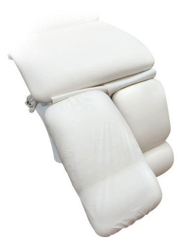 Leg cover for pedicure chair with rubber bands, non woven 25 gr, 40 pcs.