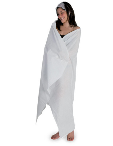 Towels non-woven material, soft, disposable, folded, 200x100cm, 25 pcs.