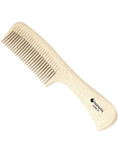 Hair Comb Organica in Beige made of bio-based plastic