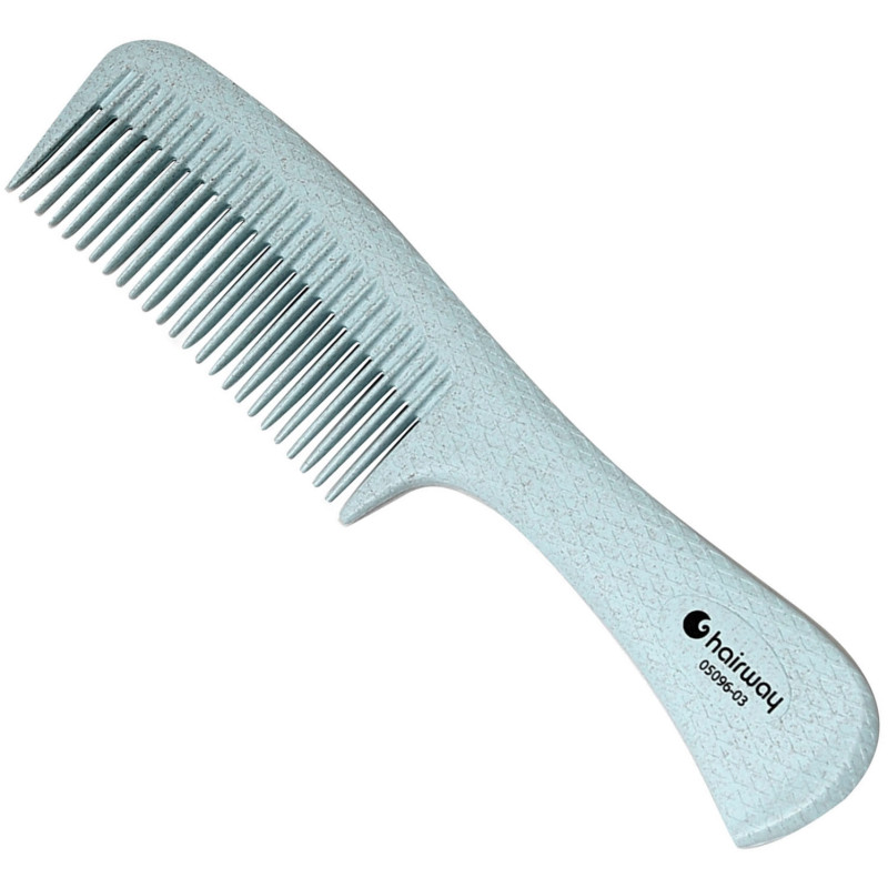 Hair Comb Organica in light blue made of bio-based plastic