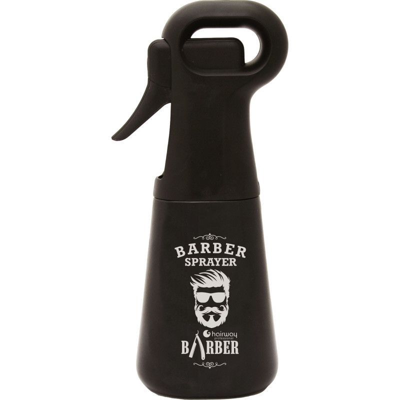 Spray bottle Barber, black, 300 ml