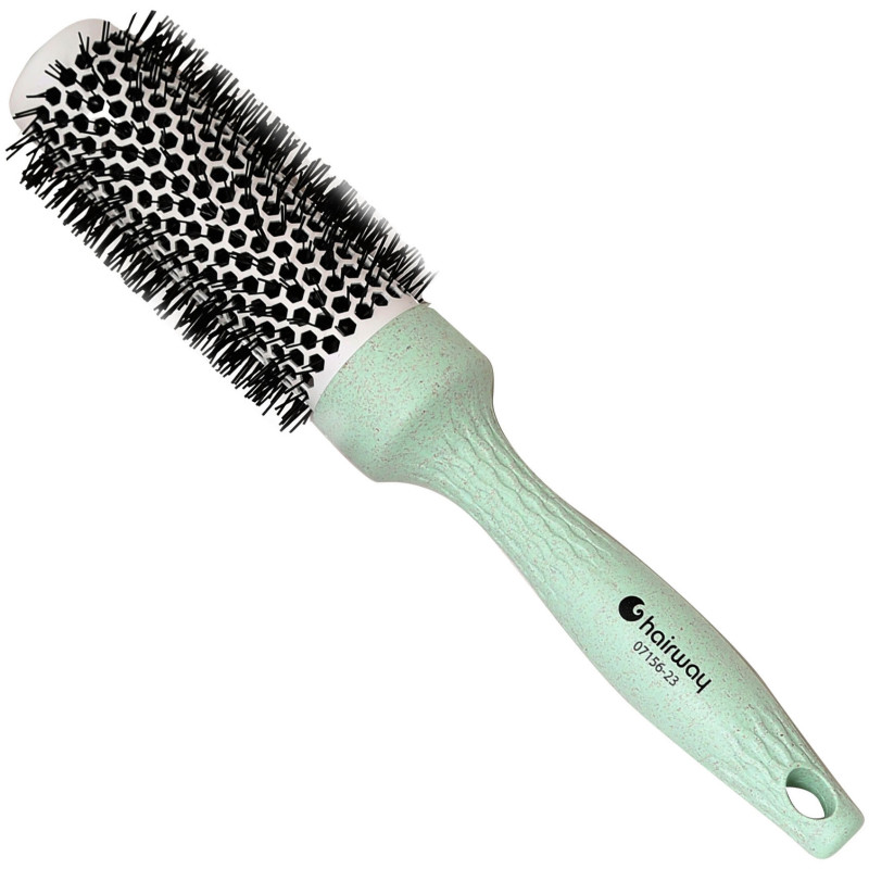 Thermal hair brush Organica in mint green, Ø33/47mm
