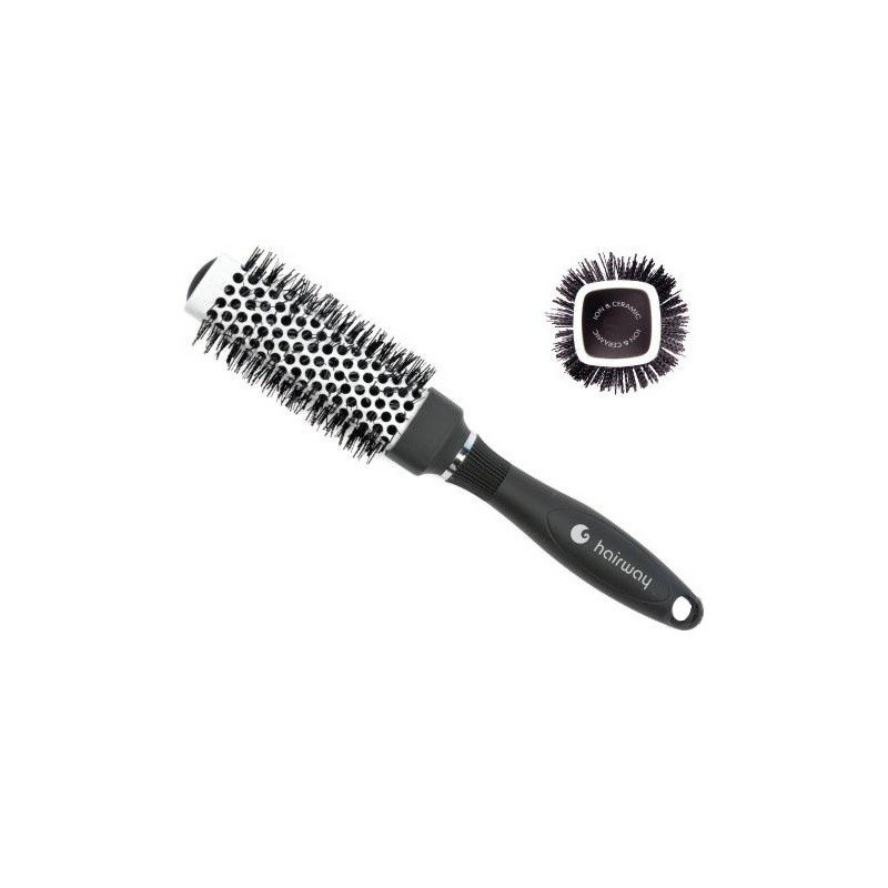 Thermal brush HAIRWAY, with ion, antistatic, Ø32mm