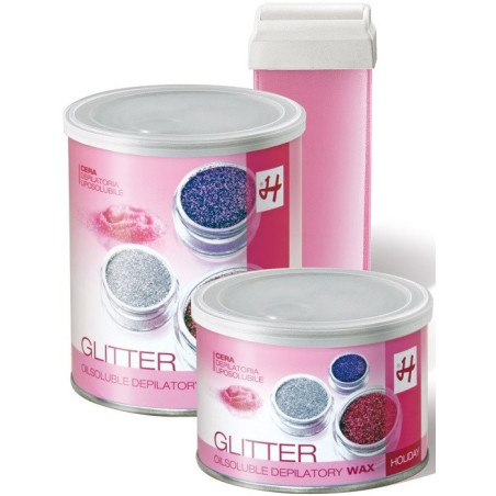 HOLIDAY GEL Воск для депиляции (с блестками) 400мл