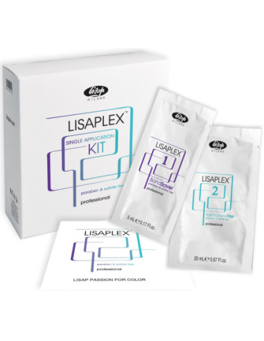 Lisaplex™  komplekts vienai lietošanas reizei: BondSaver 5ml + HairStructure Filler 20ml