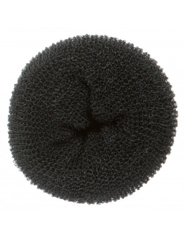 Валик для создания пучков, круглый, черный, Ø8cm