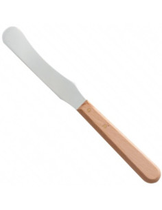 Metal spatula with wooden...