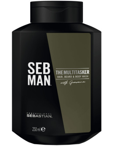 Sebastian Professional SEB MAN THE MULTI-TASKER Шампунь для ухода за волосами, бородой и телом 250 мл