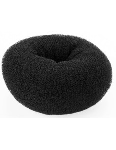 Hair bun, rounded, black,...