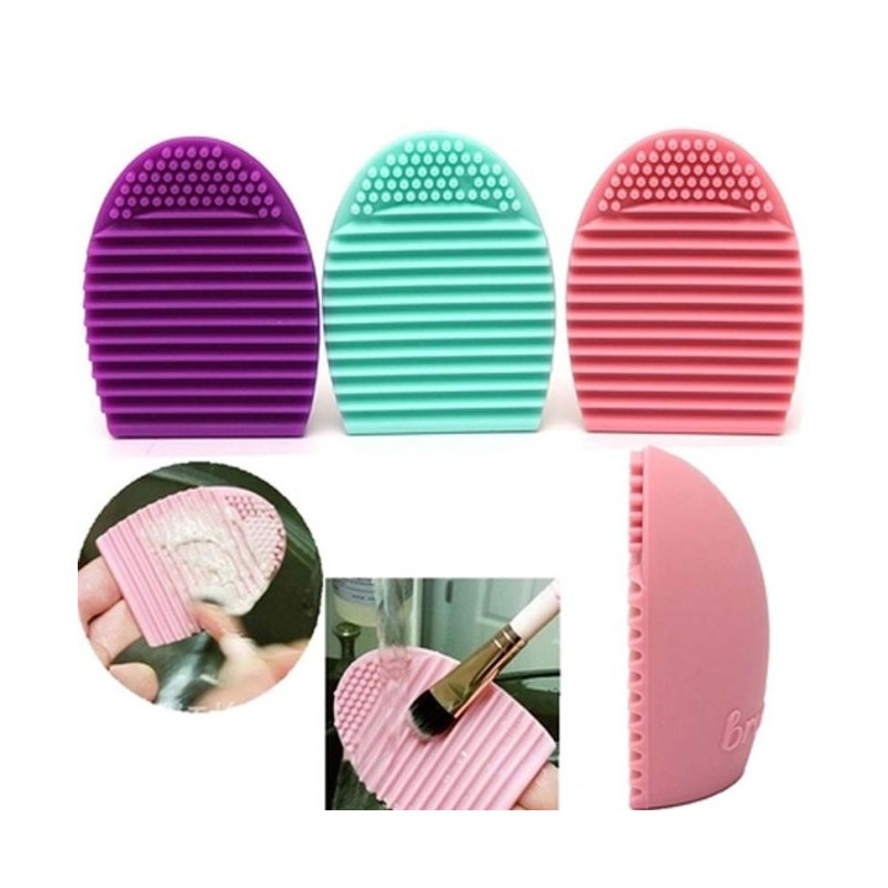 Brush for make-up brush cleaning Brushegg, silicone, different colors