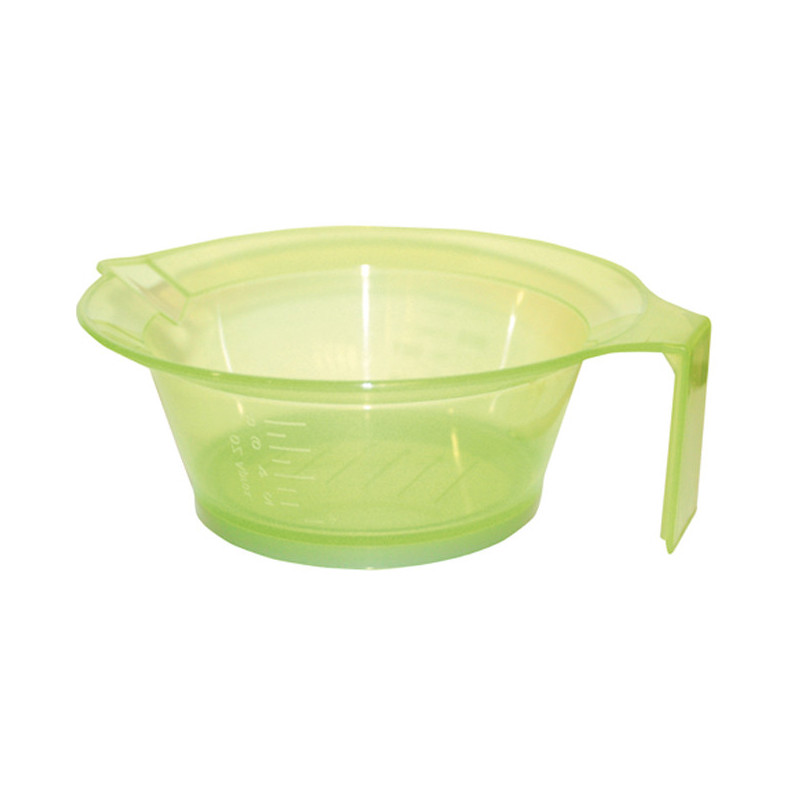 Hair mixing bowl, with handle, non-slip base, multicolor