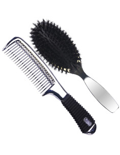 Set - hair brush with hair...