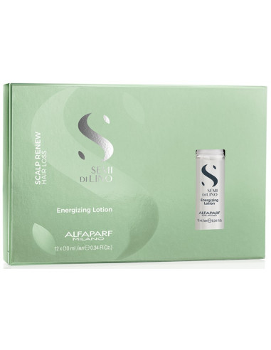 Semi Di Lino SCALP RENEW energizing lotion for weakened hair, 12x10ml