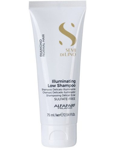 Semi Di Lino DIAMOND illuminating low shampoo for normal hair, 75ml