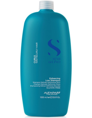 Semi Di Lino CURLS enhancing low shampoo for curly and wavy hair, 1000ml
