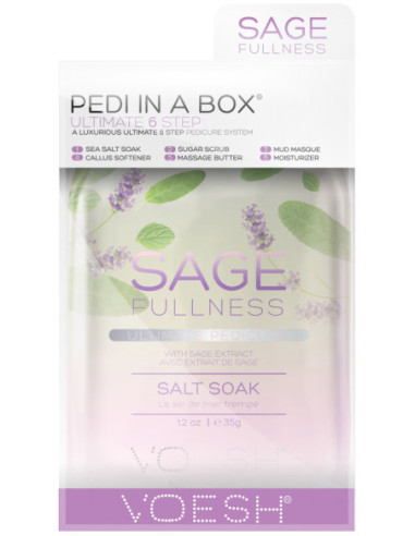 VOESH - Pedi in a Box - 6 Step Ultimate - Sage Fullness Set