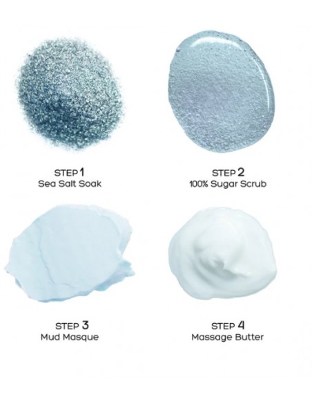 VOESH PEDI IN A BOX 4 Step Deluxe - Ocean Refresh Set