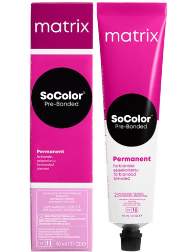 SOCOLOR Pre-Bonded Permanent краска для волос 7N 90мл
