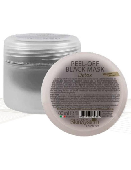SkinSystem Peel-Off Maska sejai (melna) 100ml