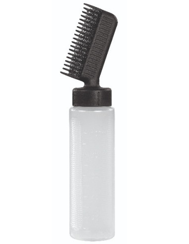 Measuring bottle, applicator with comb, 100 ml