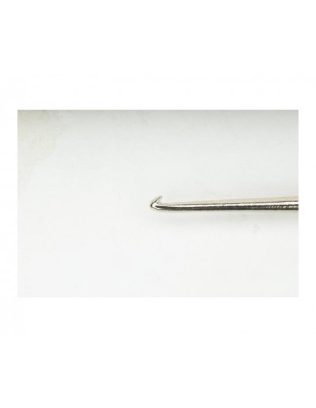 Coloring brush with comb and metal tip - black