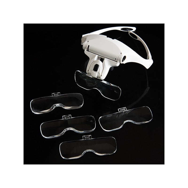 Brilles ar 5 dioprijas lēcām un LED...