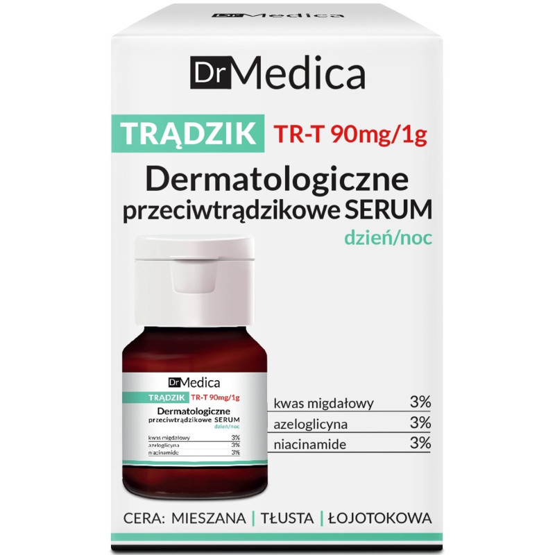 DR MEDICA ANTI-ACNE Serum, antibacterial, for oily skin day / night 30ml