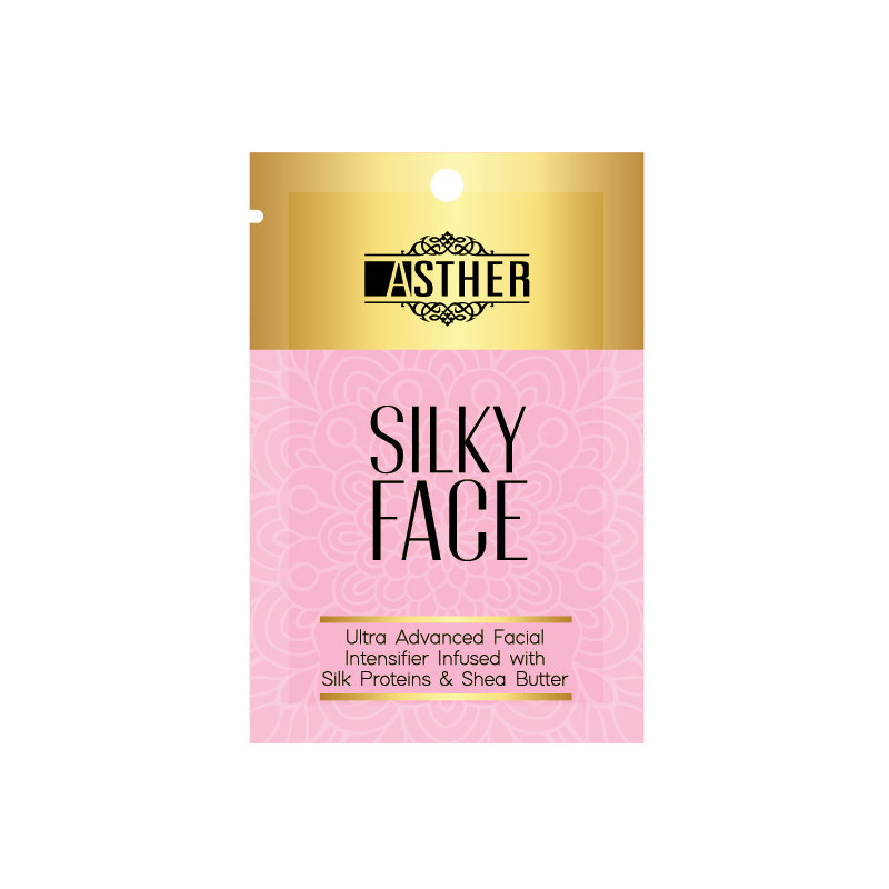 Крем для загара для лица Silky Face, с протеинами шелка и ши маслом, 5 мл