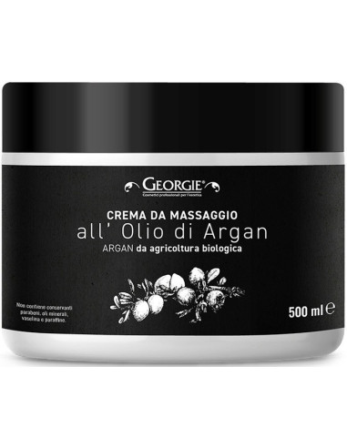 Massage cream, nourishing - anti-age, argan oil 500ml