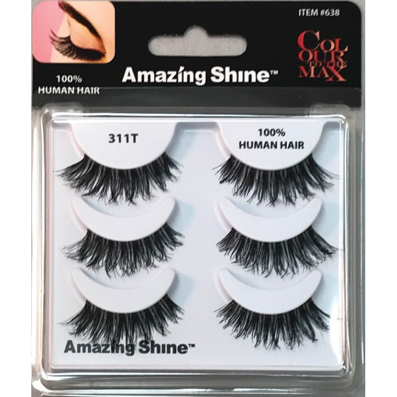 False Eyelashes – 311T, 3 pairs, by Amazing Shine