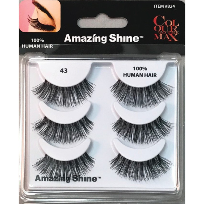 False Eyelashes – 43, 3 pairs, by Amazing Shine