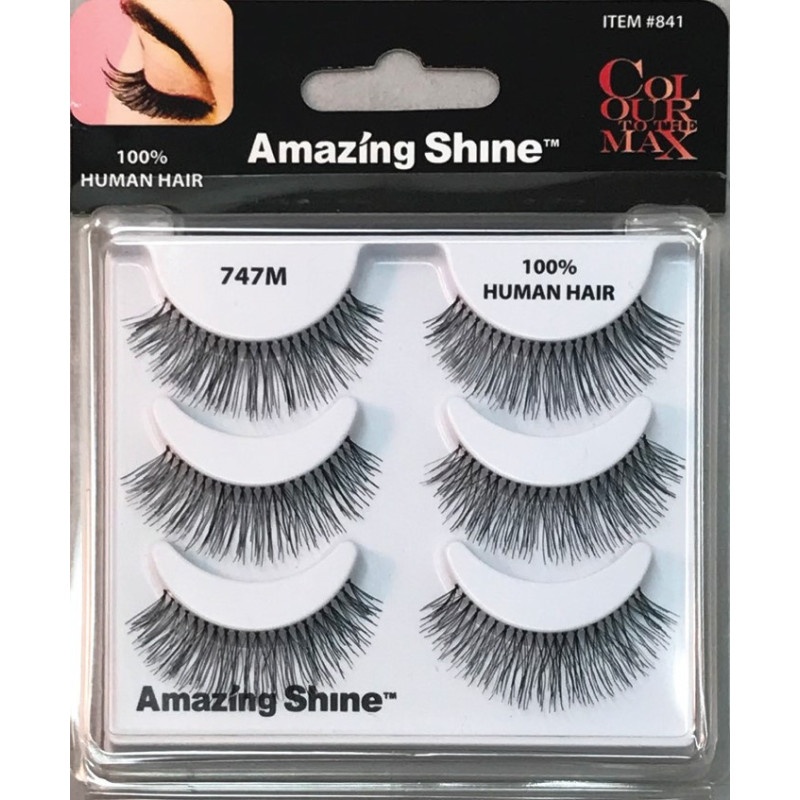 False Eyelashes – 747M, 3 pairs, by Amazing Shine