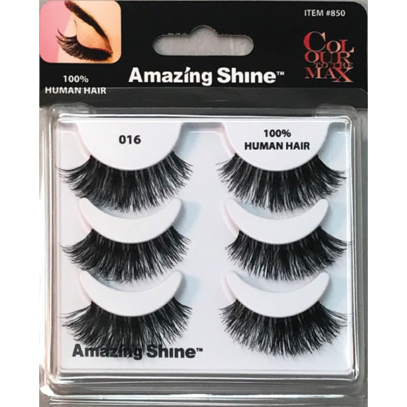 False Eyelashes – 016, 3 pairs, by Amazing Shine