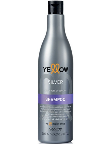 SILVER SHAMPOO шампунь (анти-жёлтый) для холодного оттенка блонд и седых волос 500мл