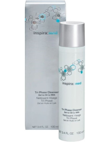 INSPIRA : MED Tri Phase Cleanser Gel to oil to milk 100ml