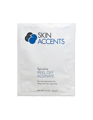 SKIN ACCENTS Peel Off Plastificējošā maska ar spirulīnu 30gr