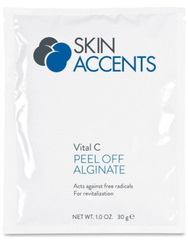 SKIN ACCENTS Peel Off Plastificējošā maska ar C vitamīnu 30gr