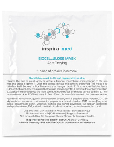 Biocellulose Mask Anti Age, 8ml