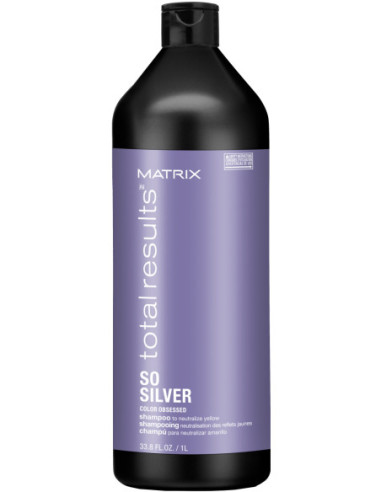 MATRIX TOTAL RESULTS COLOR OBSESSED SO SILVER SHAMPOO TO NEUTRALIZE YELLOW 1000ML