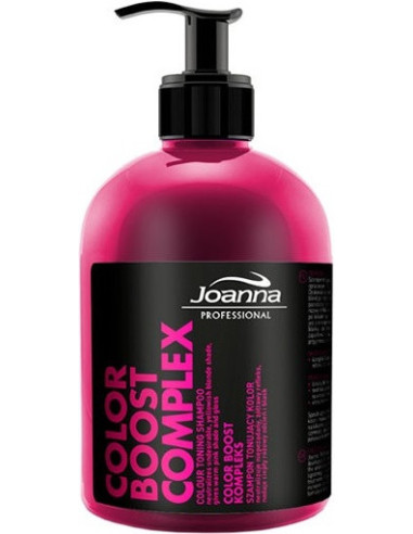 COLOR BOOST COMPLEX Оттеночный шампунь с микропротеинами - розовый 500г