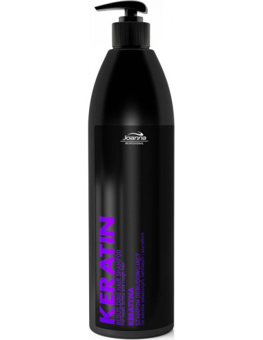 KERATIN Rebuilding Shampoo for weak, brittle and rough hair with keratin 1000ml