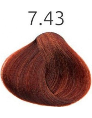 Saudzējoša matu krāsa Nr. 7.43 - 60ml