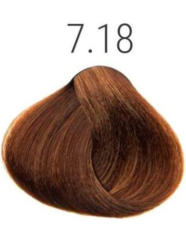 Saudzējoša matu krāsa Nr.7.18 - 60ml