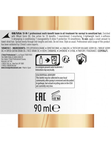 Absolut Repair 10in1 leave-in eļļa 90ml