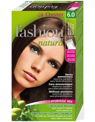 FASHION NATURA краска для волос  6.0,  темный блонд  50мл+50мл+15мл
