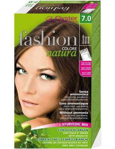 FASHION NATURA краска для волос  7.0,   блонд 50мл+50мл+15мл