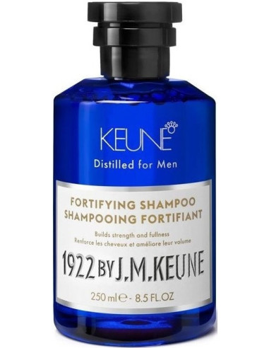 KEUNE 1922 Fortifying Shampoo - spēcinošs šampūns, kas stiprina matus un uzlabo matu vitalitāti 250ml